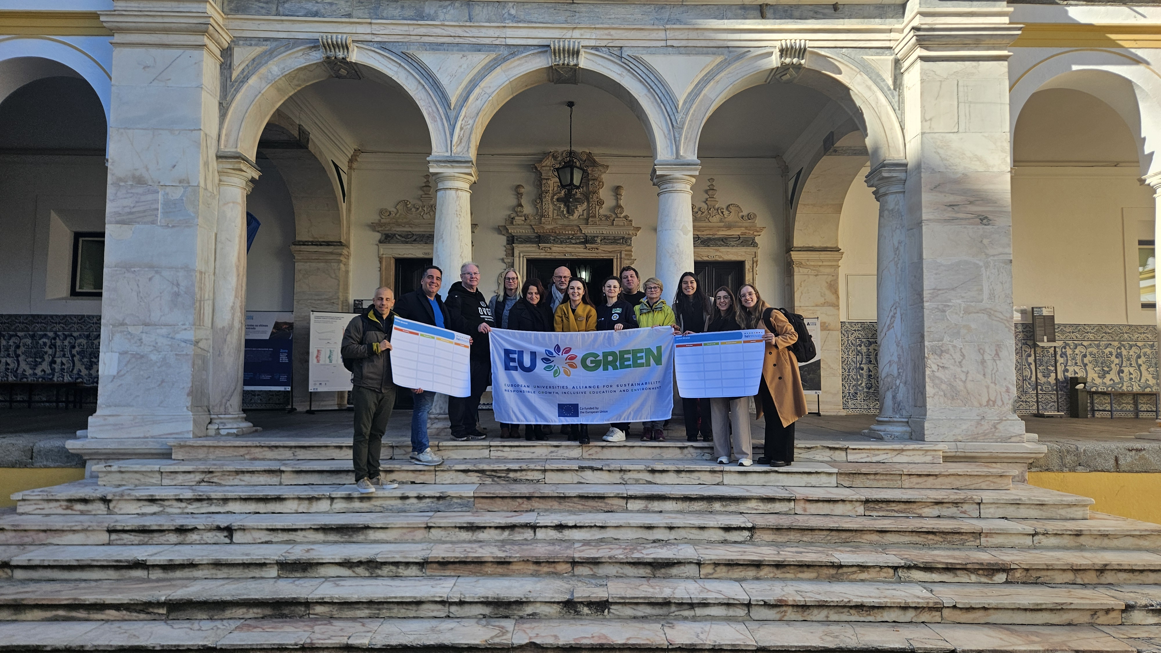 EU GREEN partners at the conclusion of the workshop in Évora